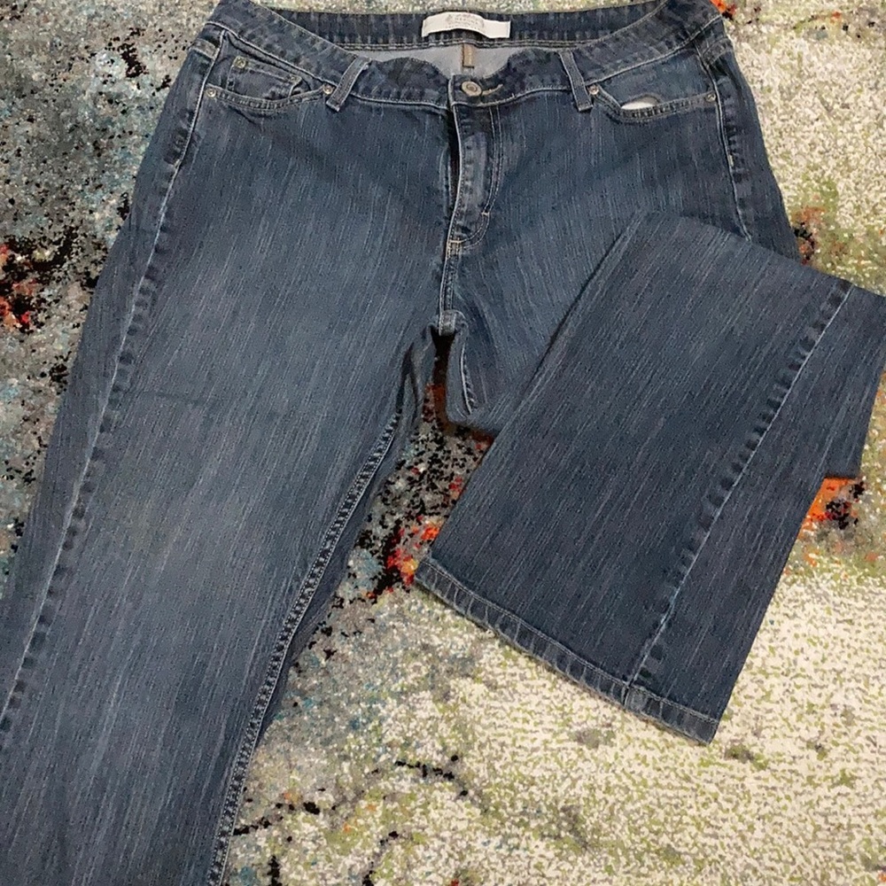 MERONA Premium Denim Jeans Low Rise Boot Dark 18